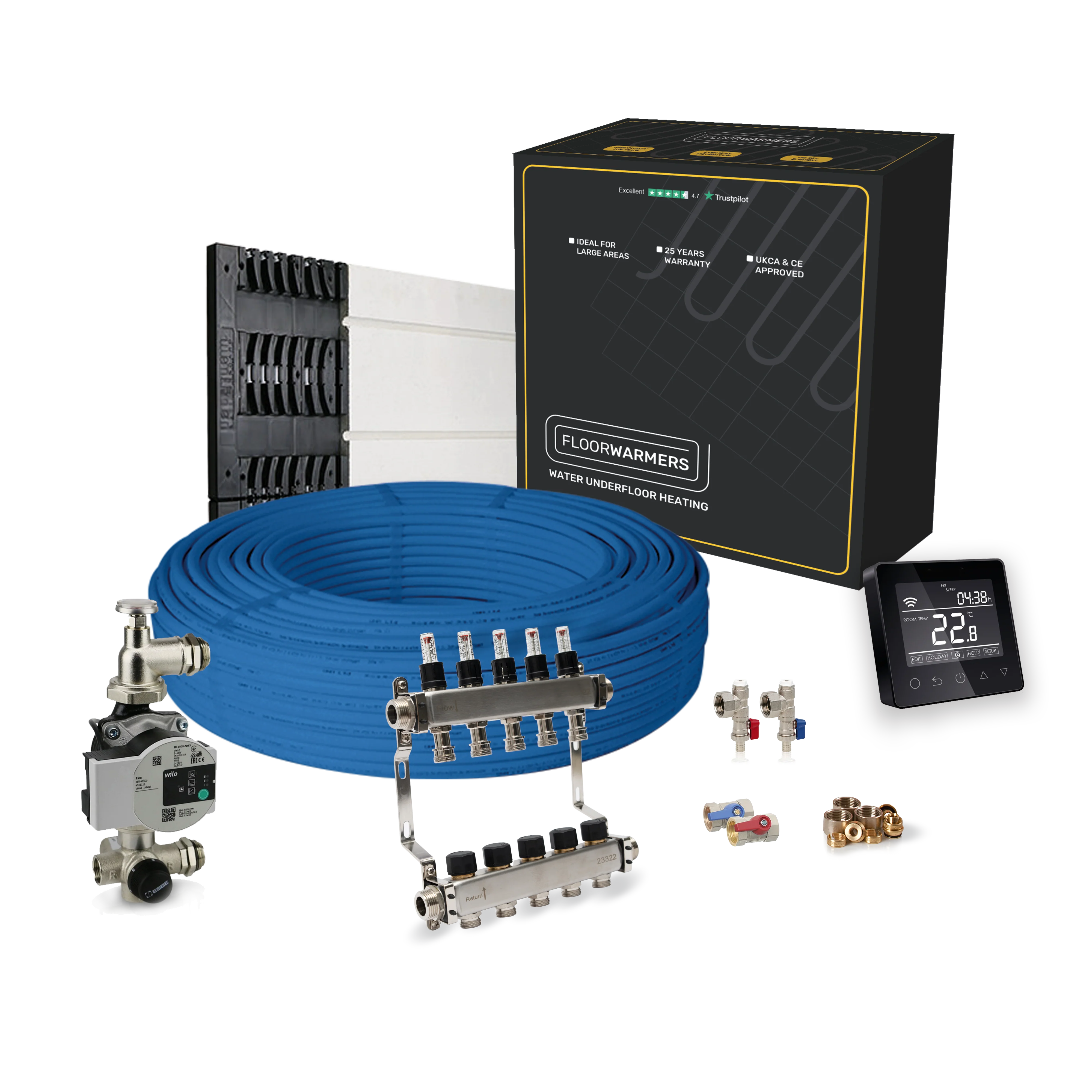 Floorwarmers Water Underfloor Heating - Low Profile - Image 3