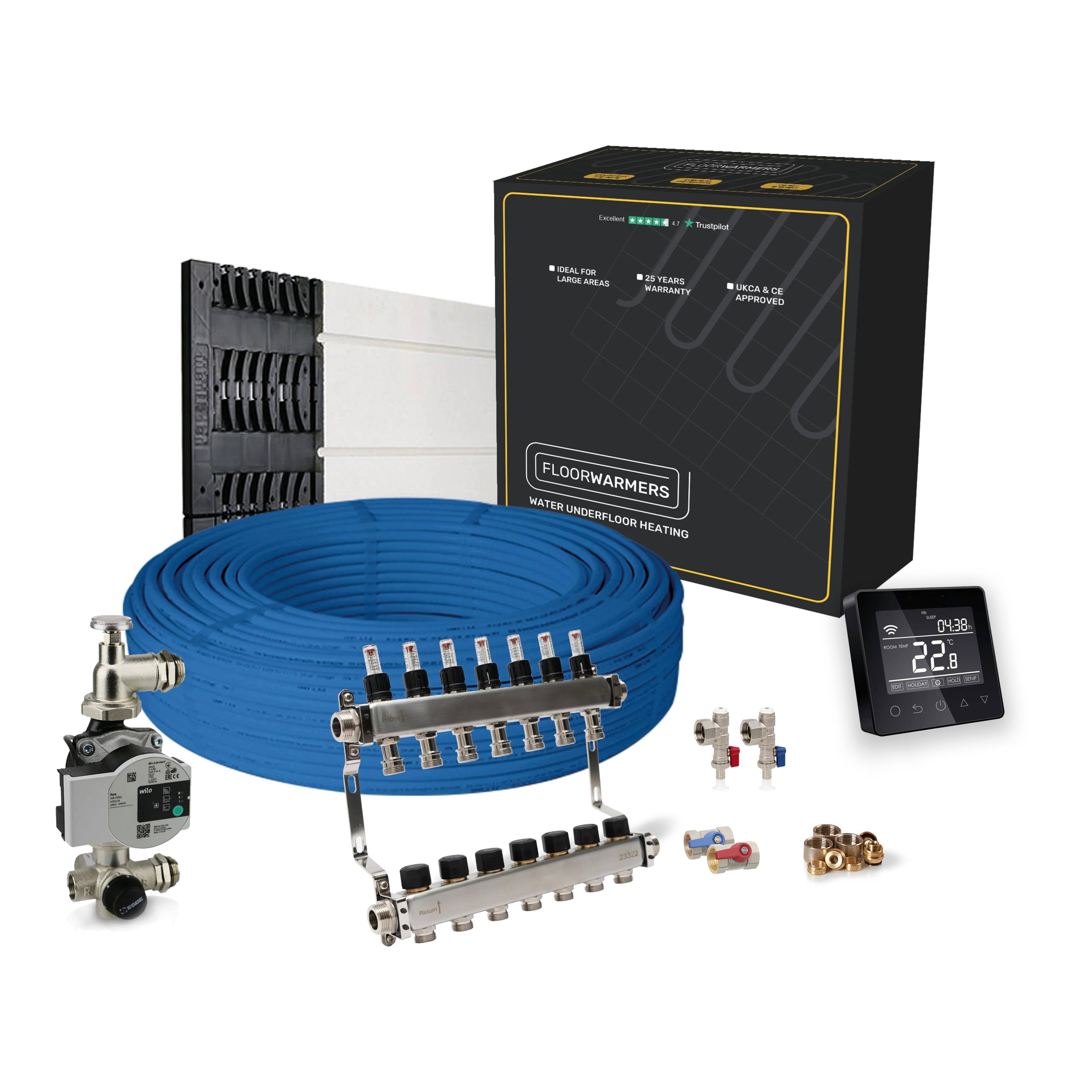 Floorwarmers Water Underfloor Heating - Low Profile - Image 4