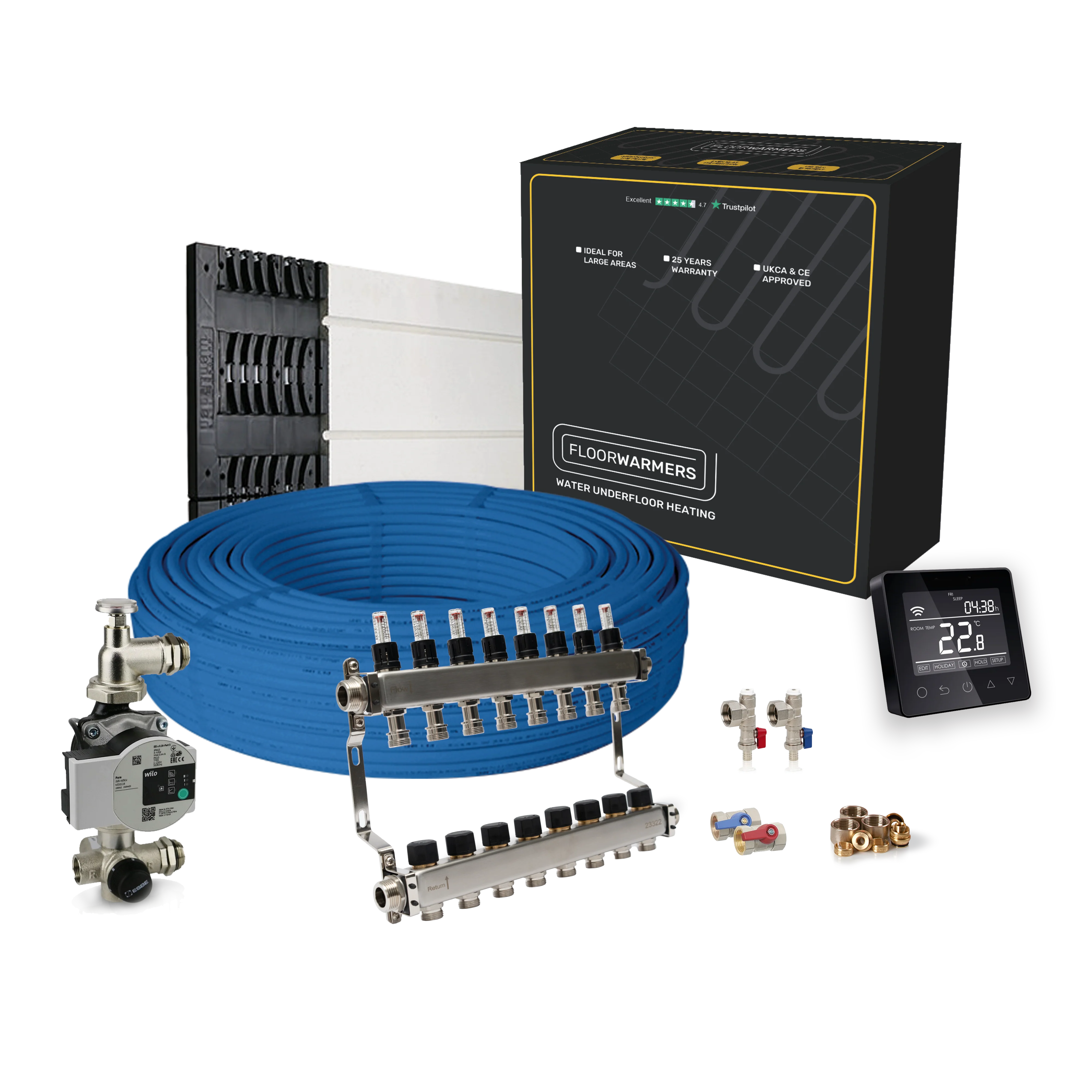Floorwarmers Water Underfloor Heating - Low Profile - Image 6