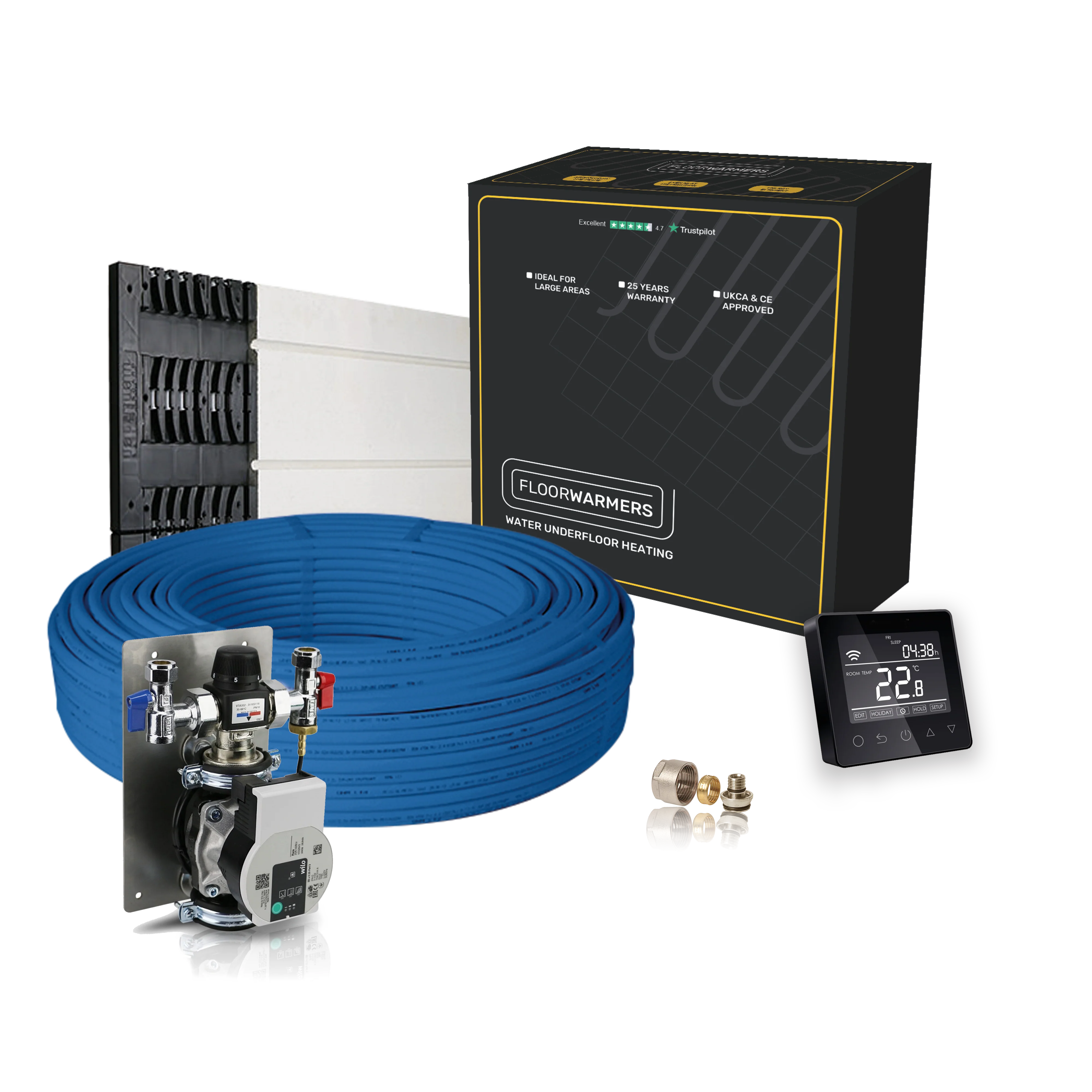 Floorwarmers Water Underfloor Heating - Low Profile - Image 7