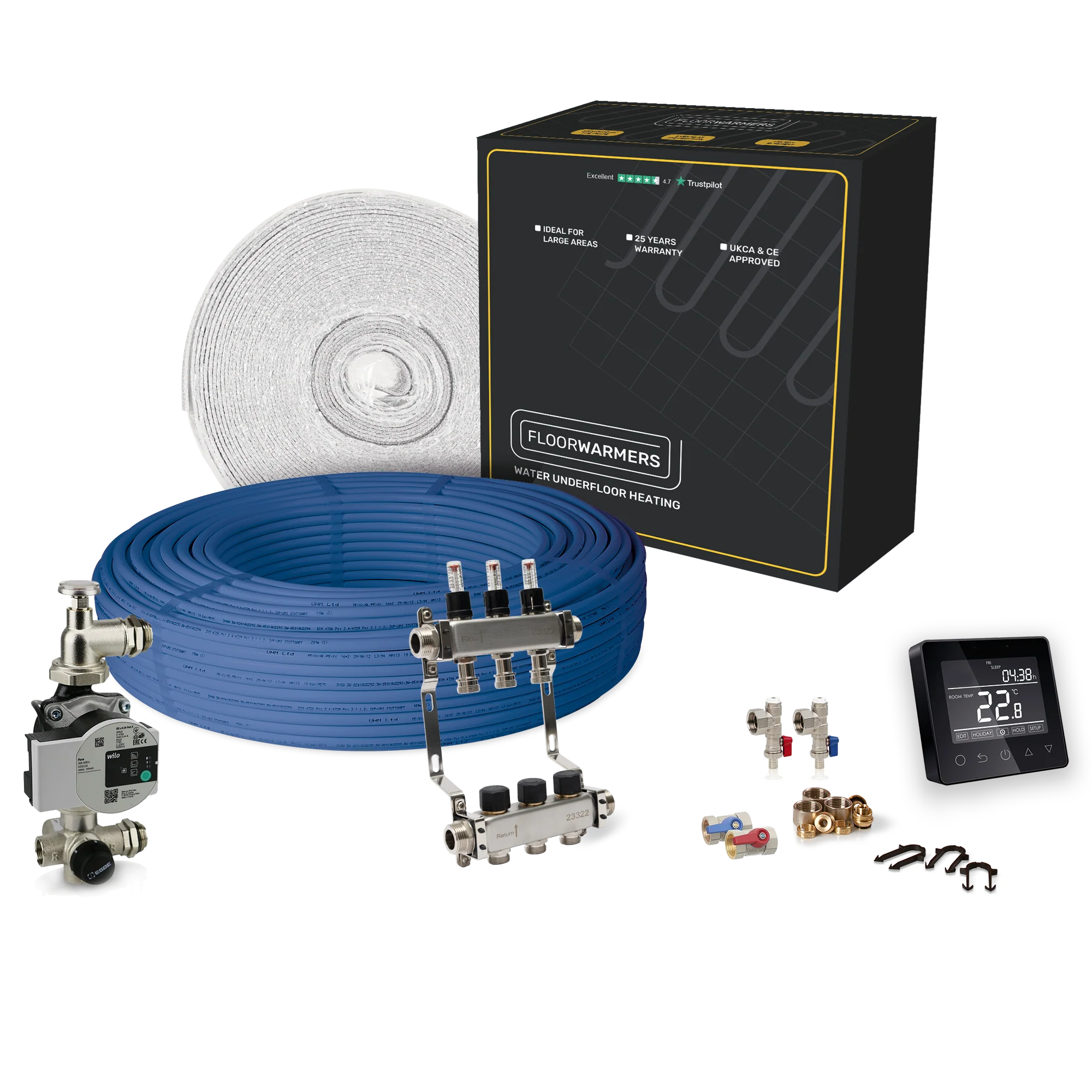 Floorwarmers Water Underfloor Heating - Standard Output - Image 3