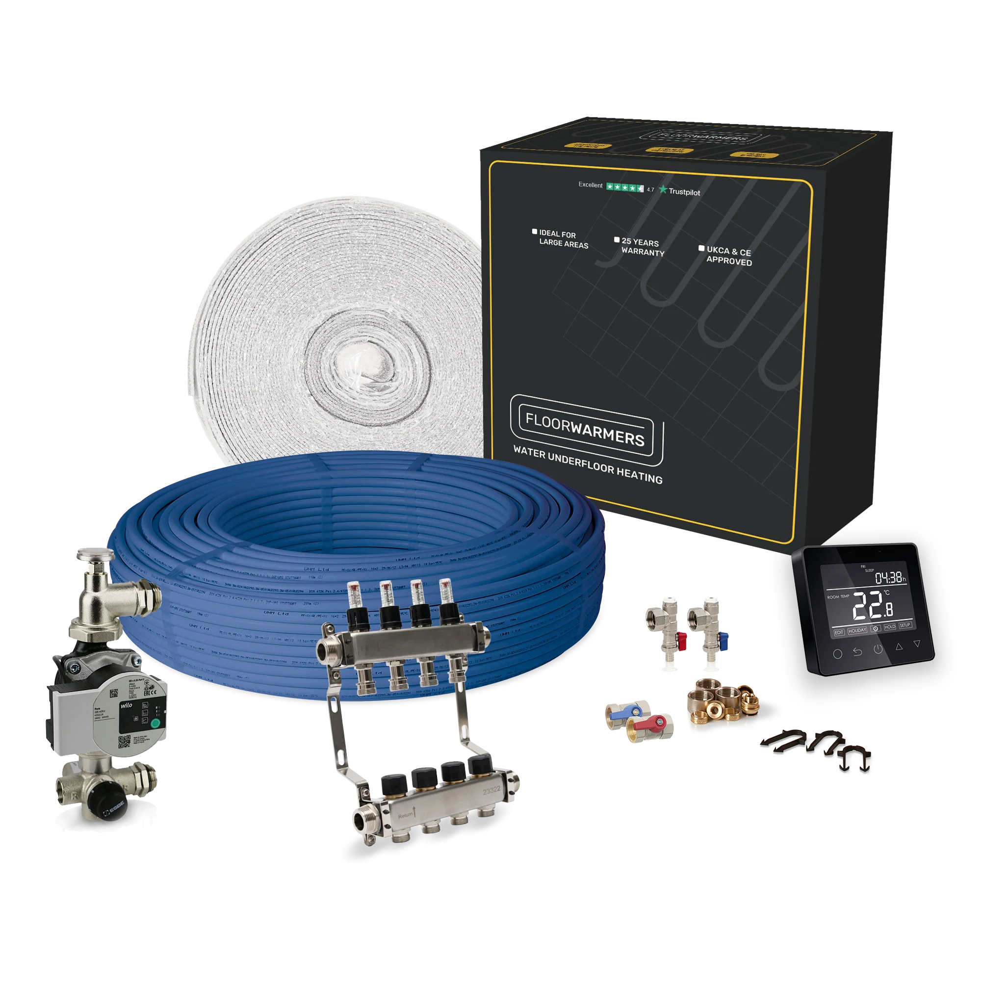 Floorwarmers Water Underfloor Heating - Standard Output - Image 4