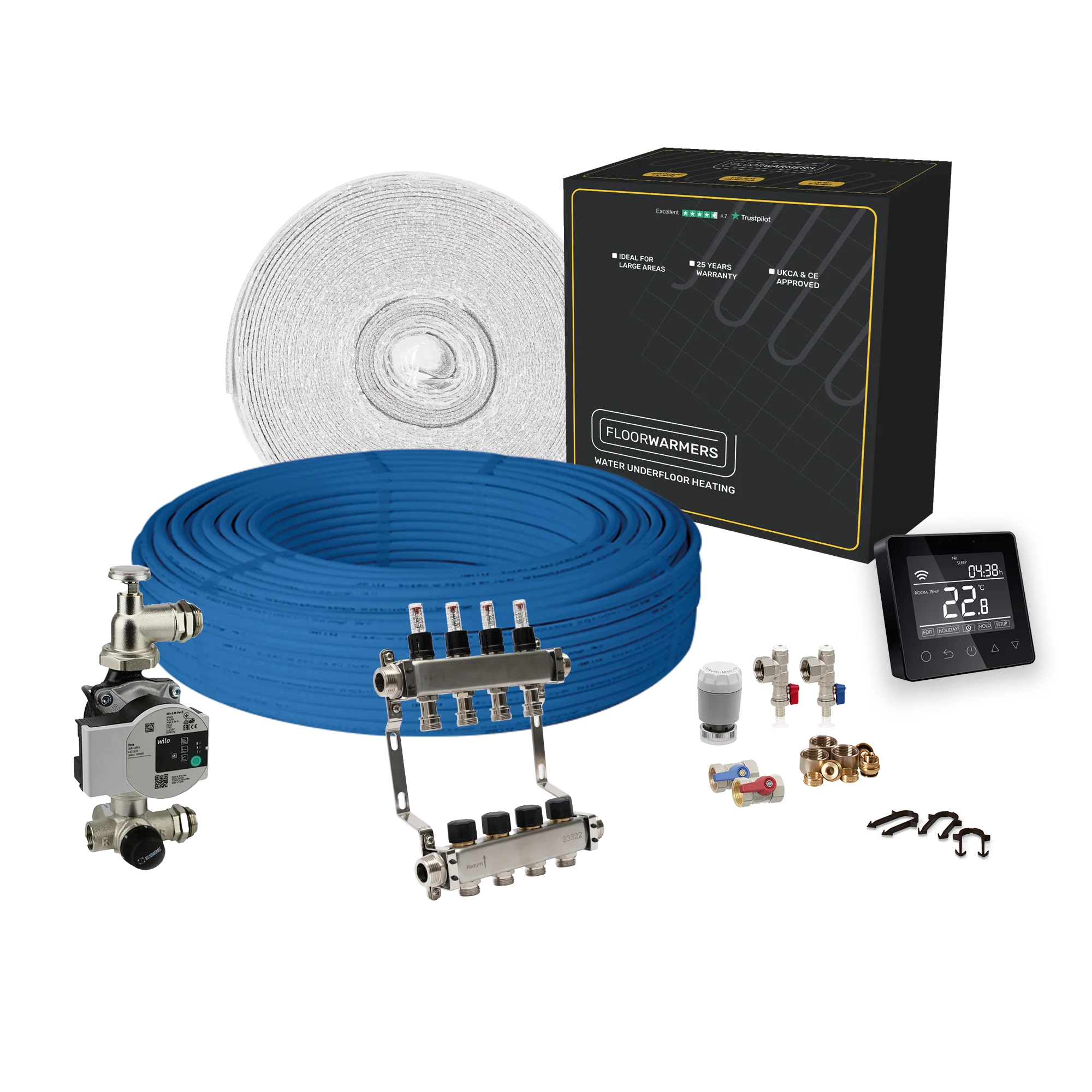 Floorwarmers Water Underfloor Heating - Multi Room - Image 3
