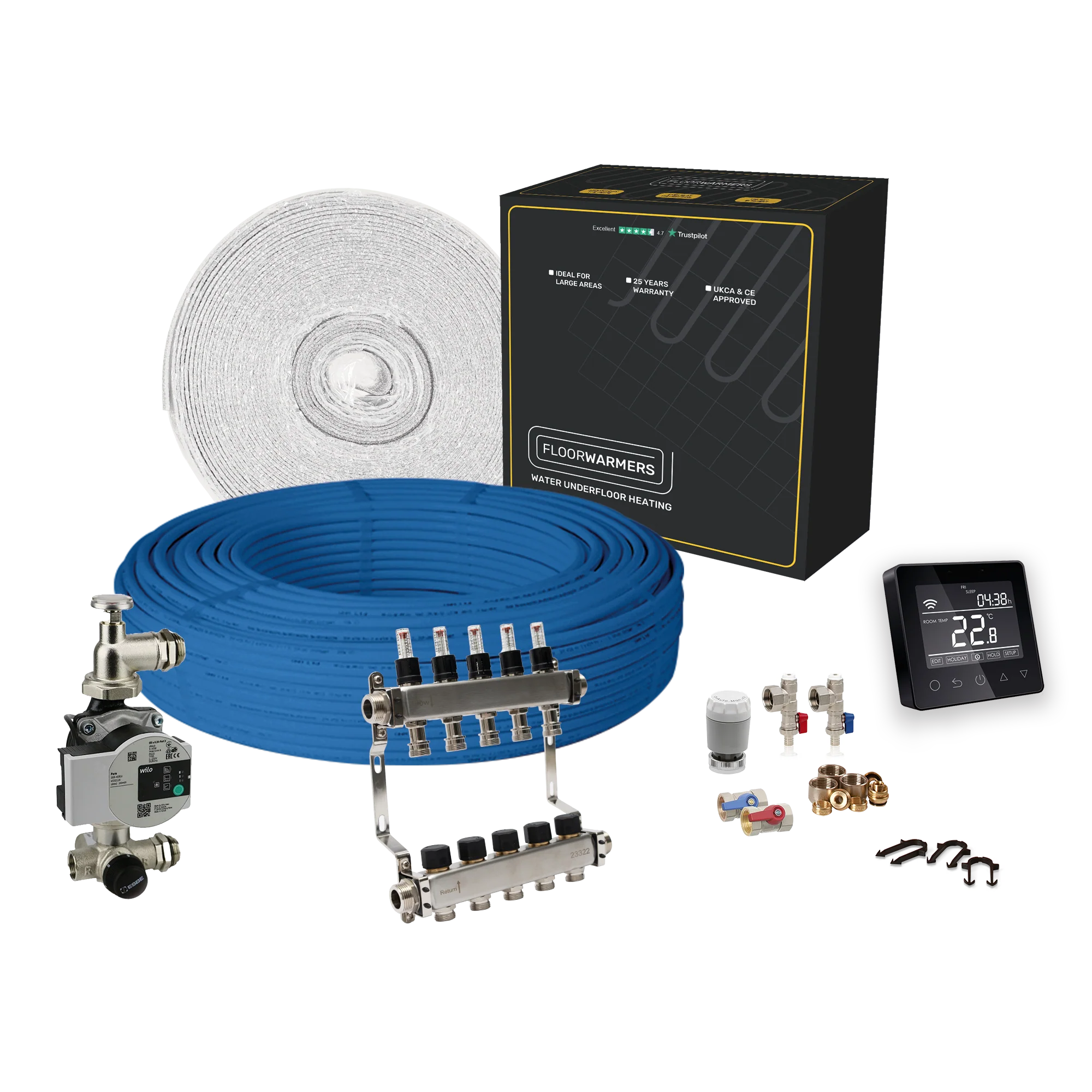 Floorwarmers Water Underfloor Heating - Multi Room - Image 4