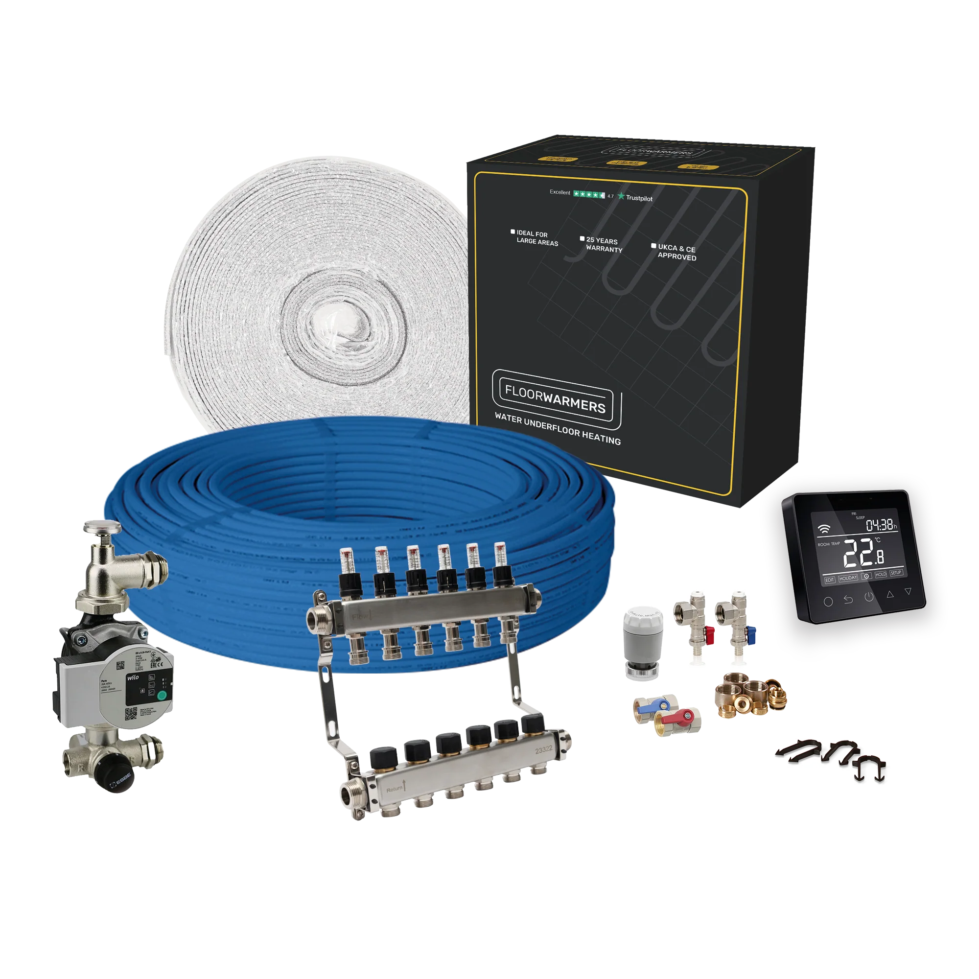 Floorwarmers Water Underfloor Heating - Multi Room - Image 5