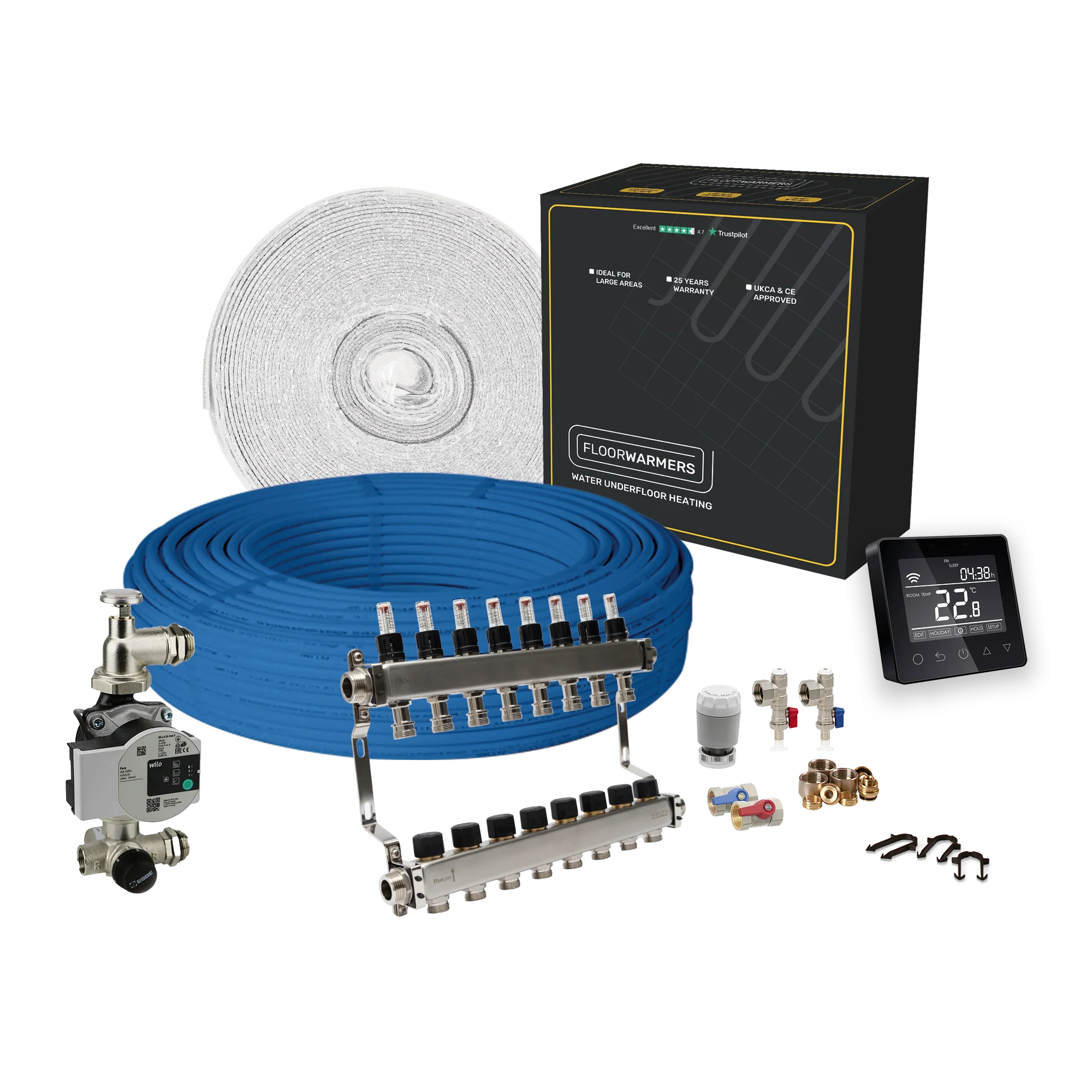 Floorwarmers Water Underfloor Heating - Multi Room - Image 7