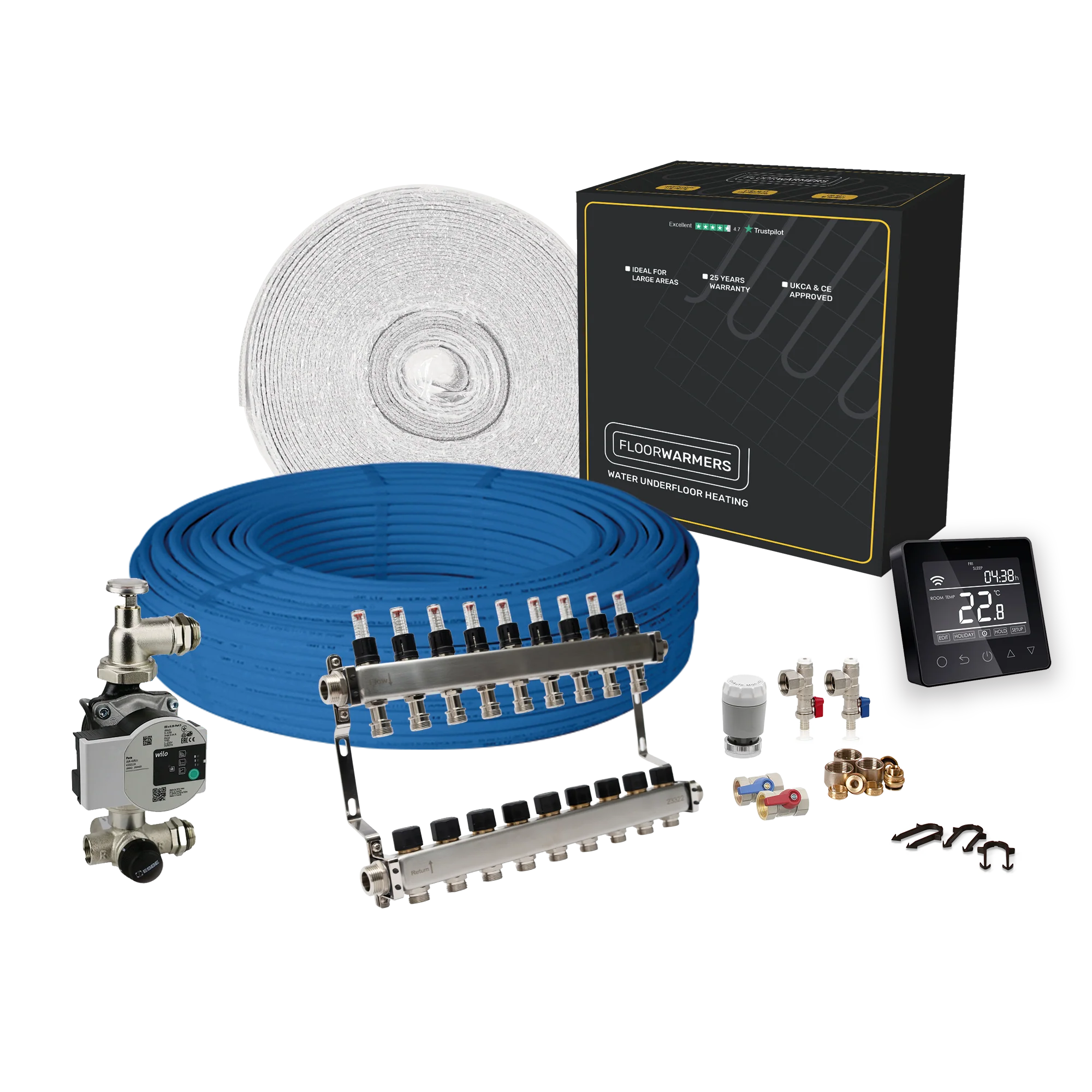Floorwarmers Water Underfloor Heating - Multi Room - Image 8