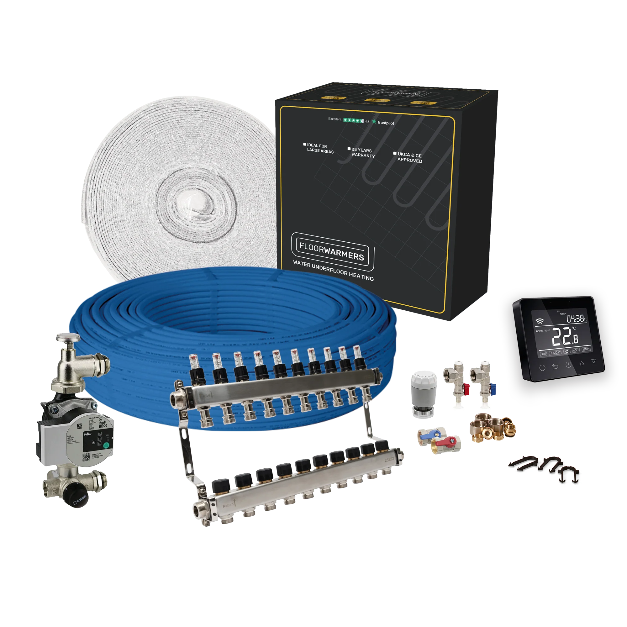 Floorwarmers Water Underfloor Heating - Multi Room - Image 9