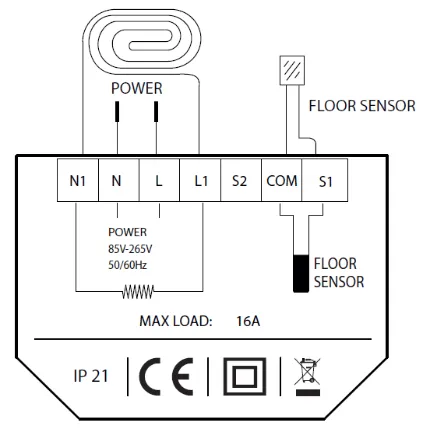 ProWarm ProTouch-V2 Touchscreen Thermostat - Image 5