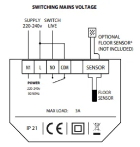 ProWarm ProTouch-W WiFi Smart Thermostat - Image 9