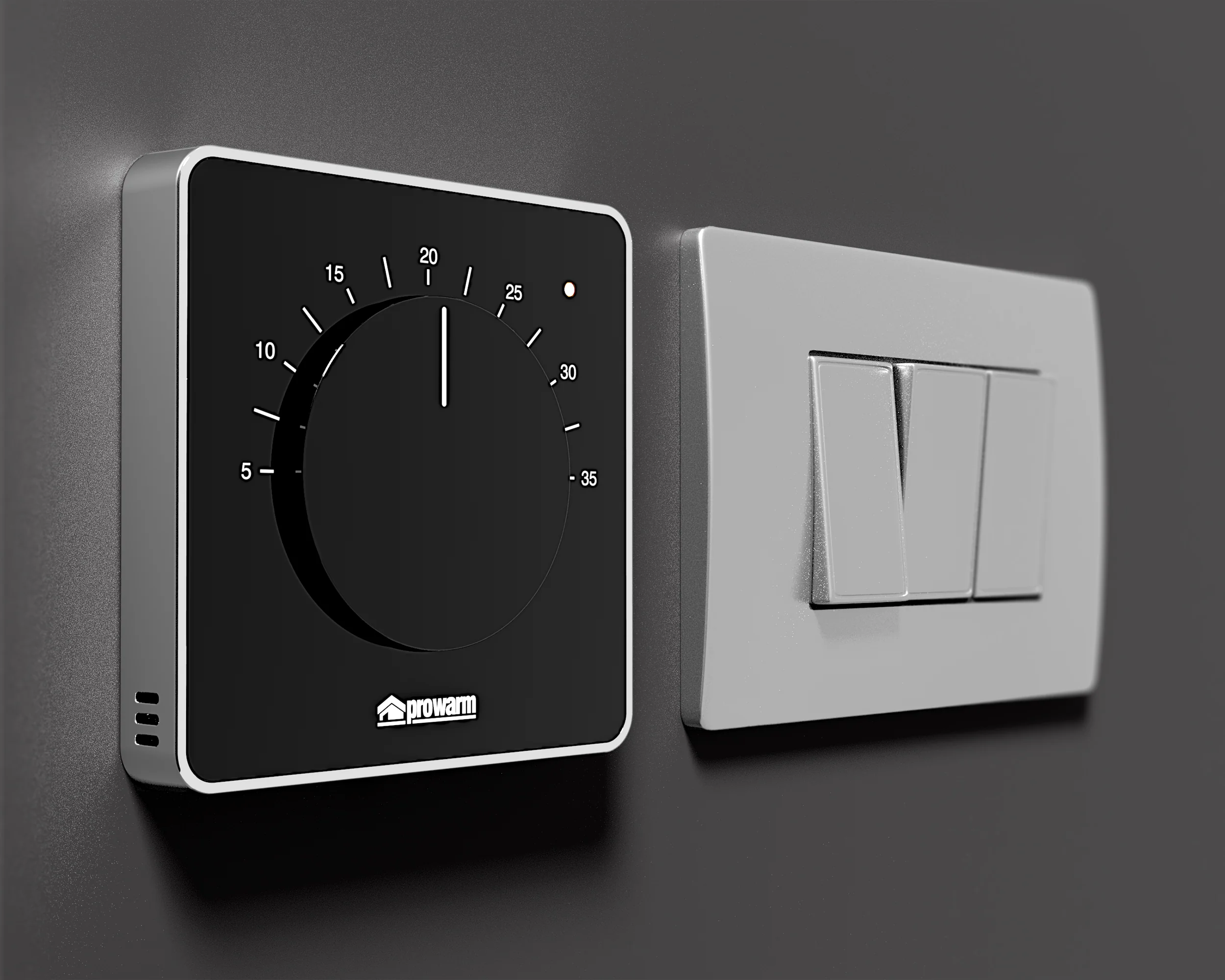 Prowarm Touch IQ M Series - Black Dial Thermostat - Image 12