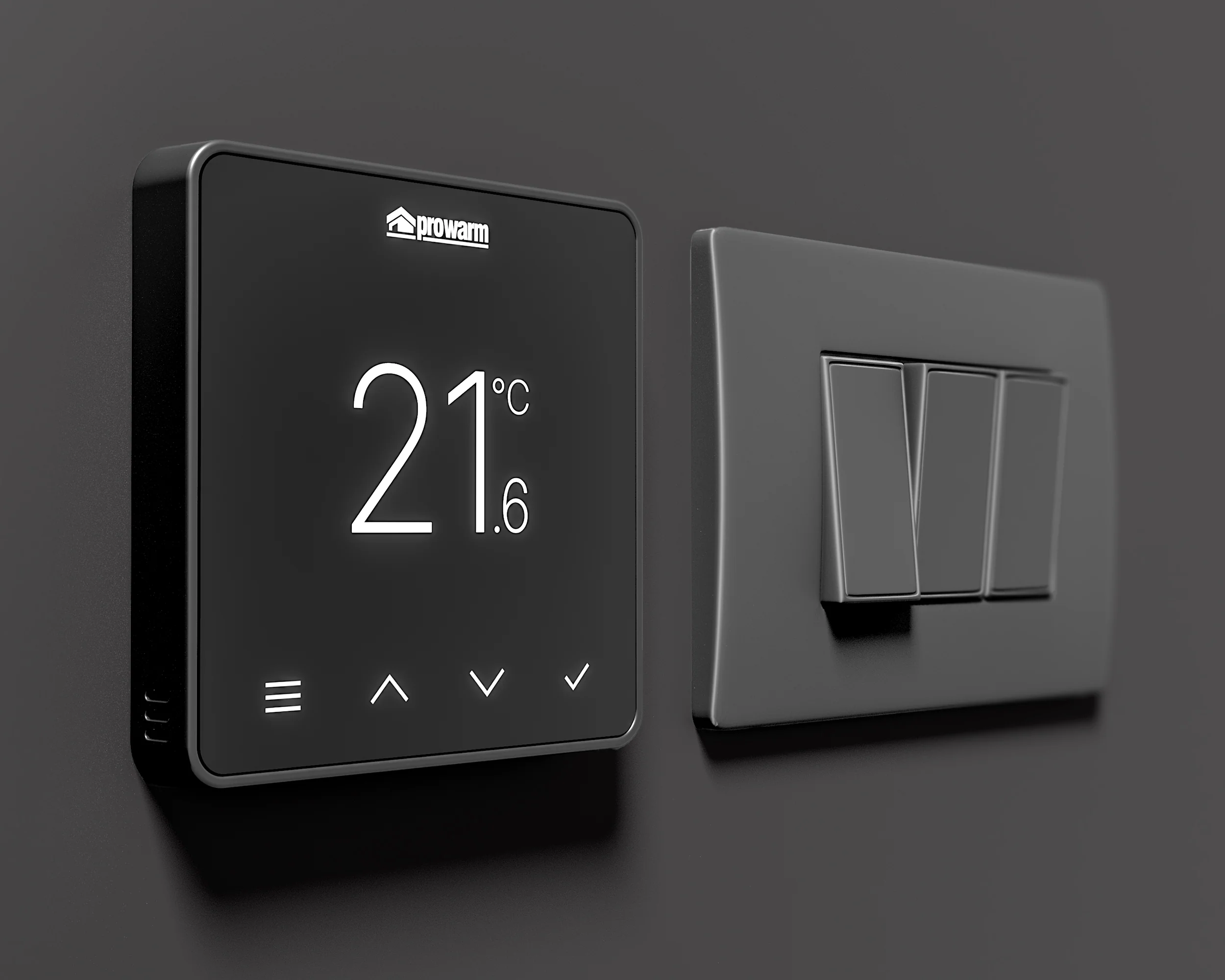 ProWarm Touch IQ S Series - Black Wifi Thermostat - Image 11